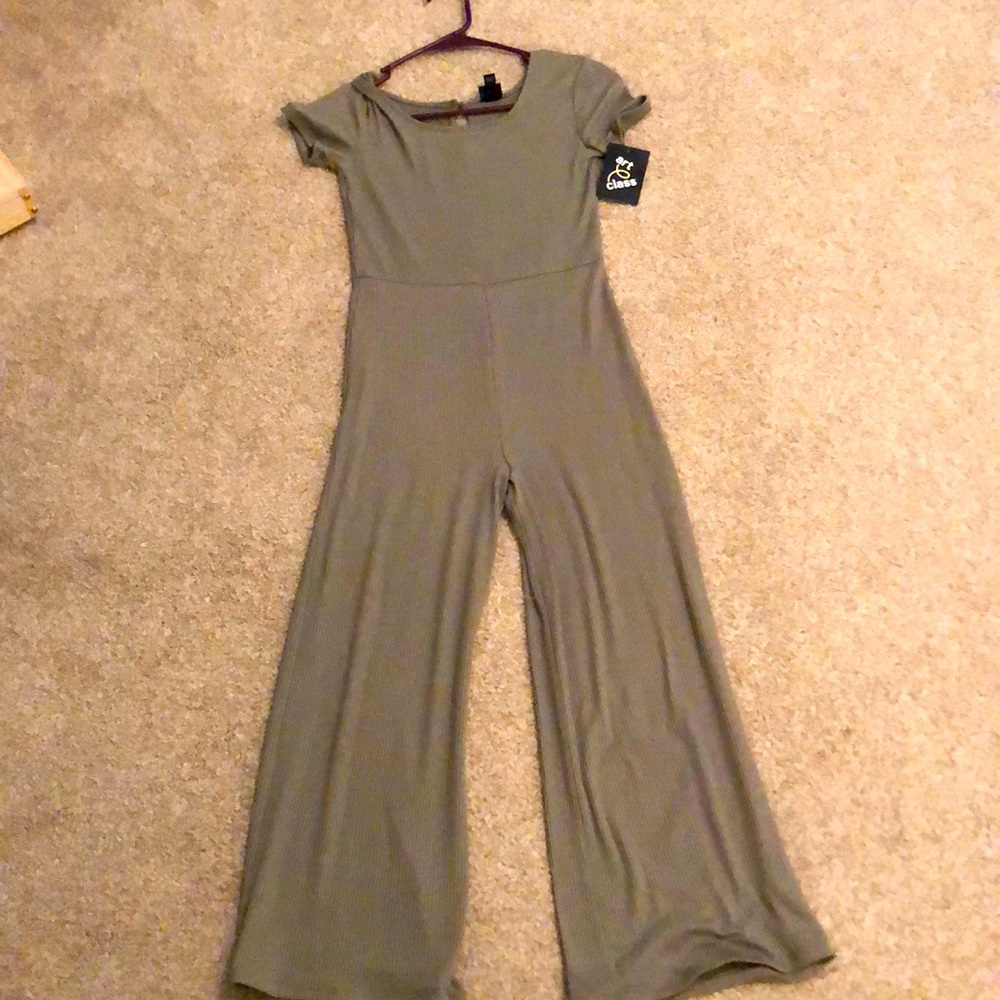 Green jumpsuit